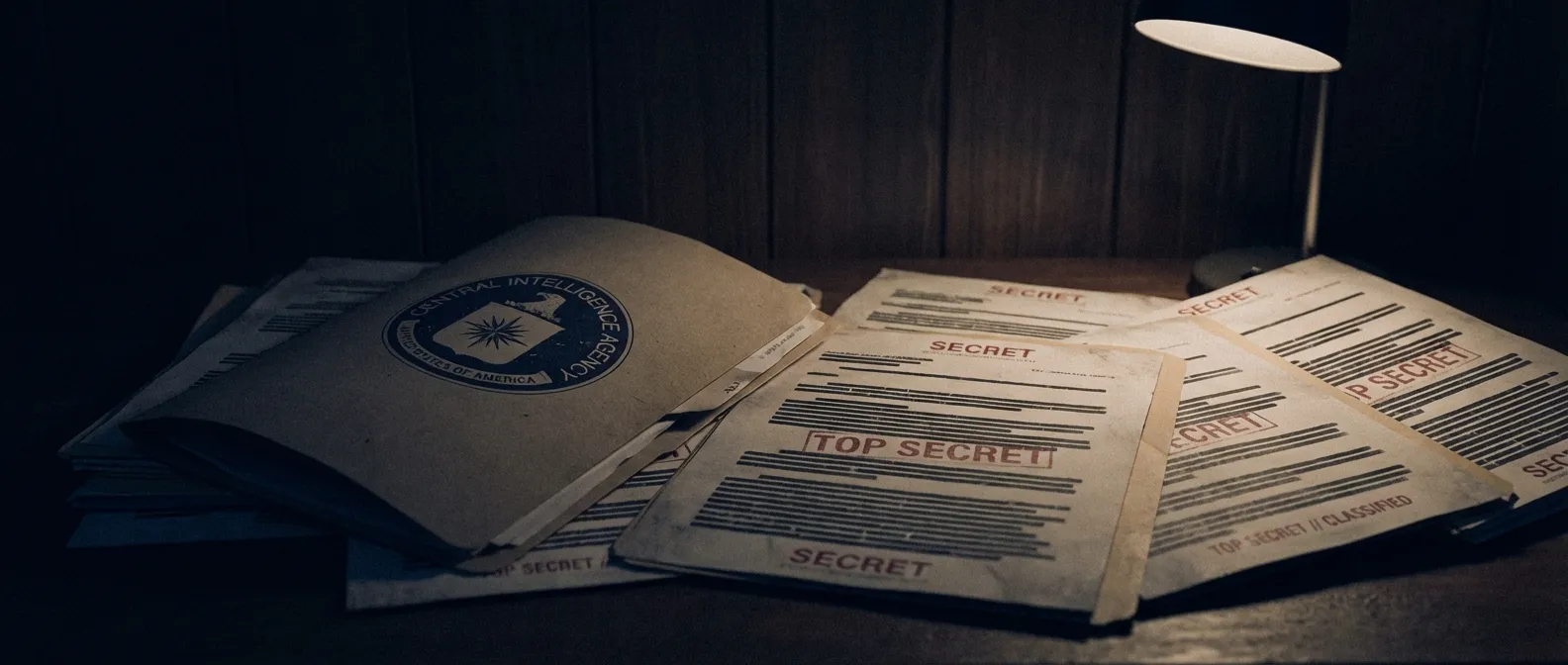 Government archive style banner for Part 1, The Government Secret